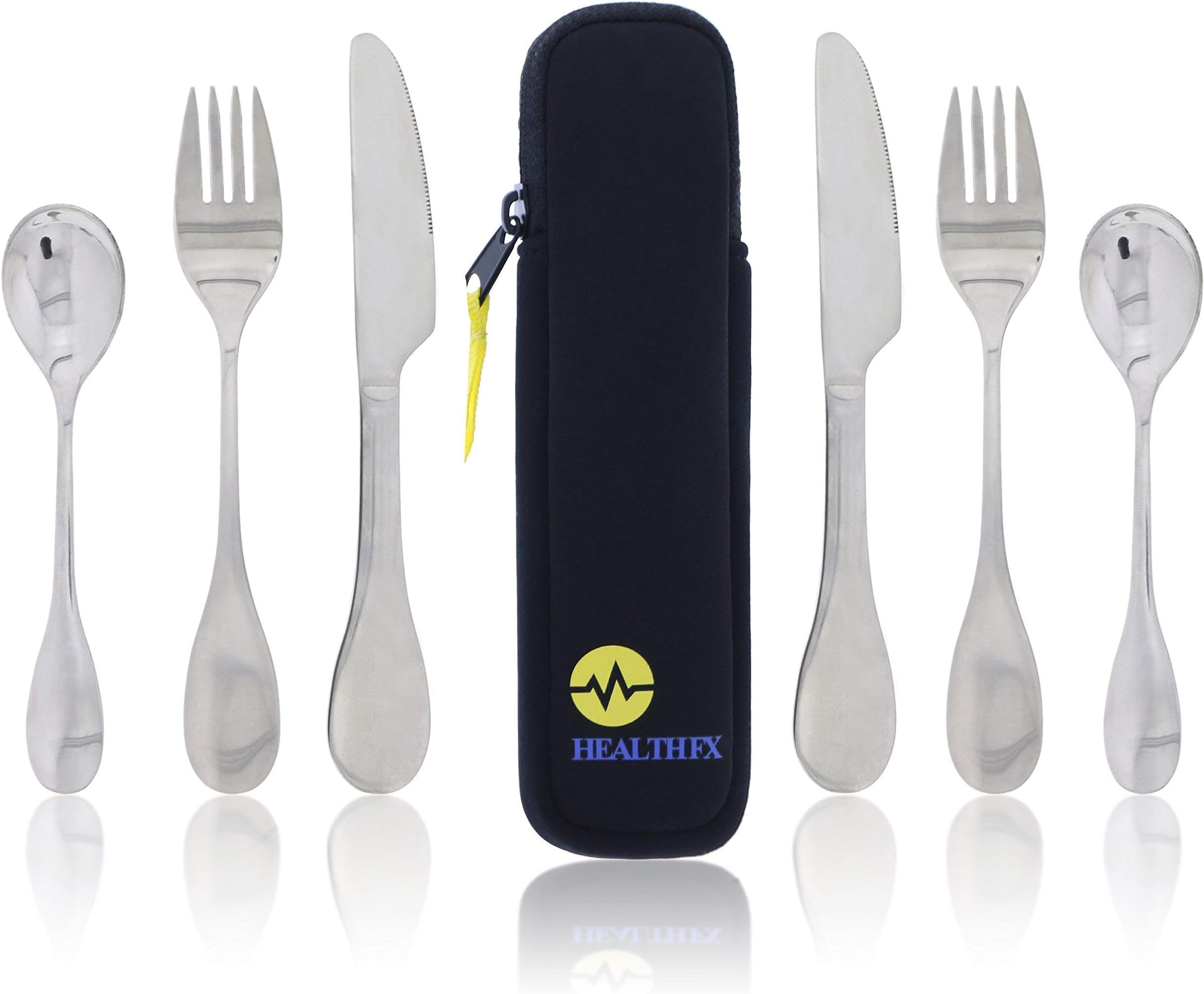 Mindful Eating Portion Control Flatware - for weight loss bariatric diet
