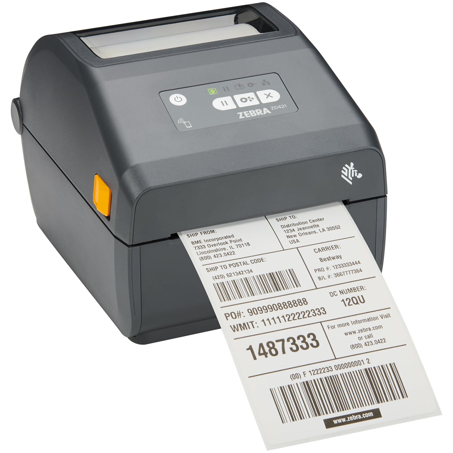 ZEBRA ZD421t 300 DPI Thermal Printer 6 IPS Speed High Resolution Monochrome Desktop Printers with USB & Bluetooth Connectivity for Business & Retail Use (Pack of 1) (B0D17J8MV7) Amazon Price History, Amazon Price Tracker
