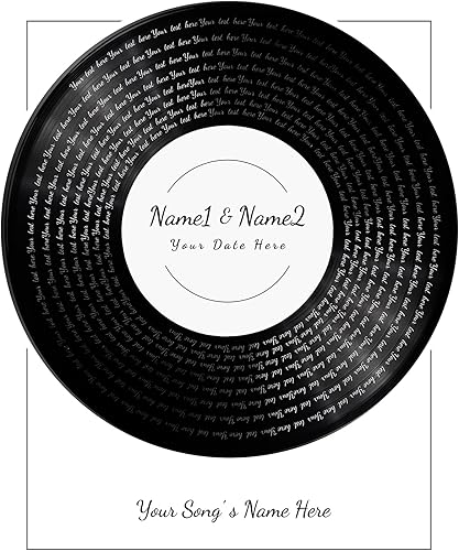 Vista 47 de Letras de música personalizadas, canciones, lienzo/fotos sin marco/impresiones enmarcadas con corazón en nombres de corazón, fecha de carga de fotos