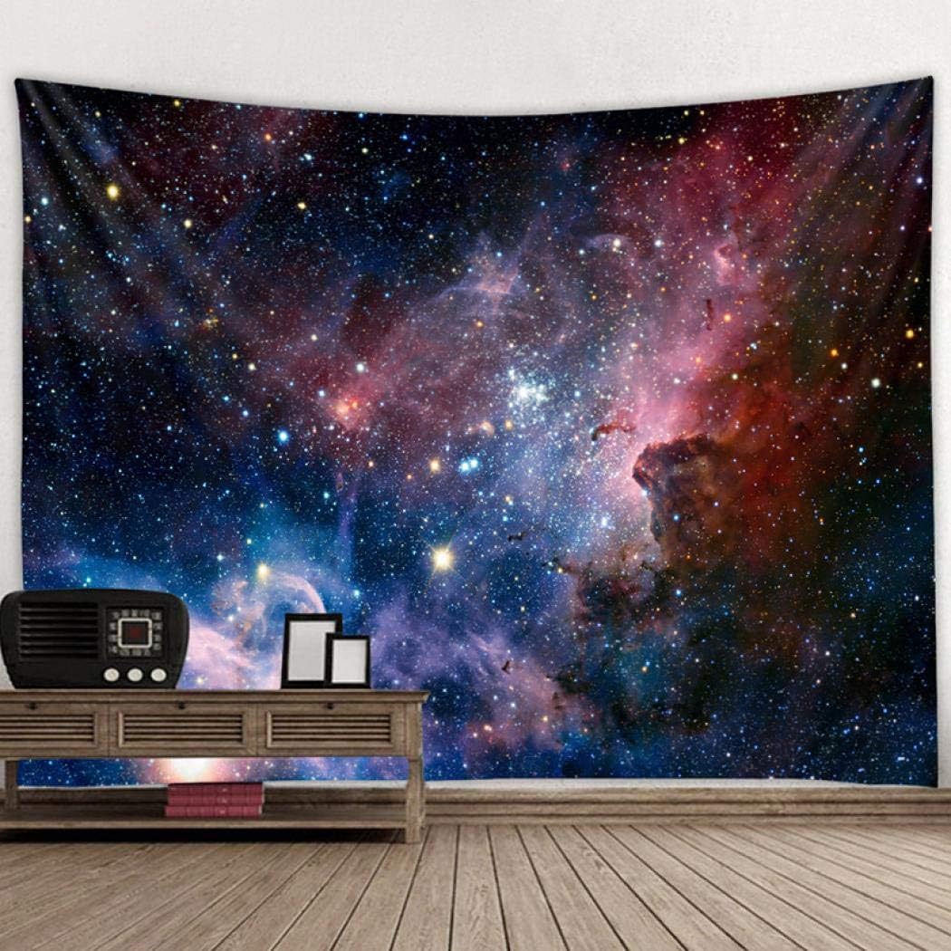 Tentures Murales Galaxie - Tissu Polyester - Motif Espace, Étoiles - Tailles 150x130 Cm à 230x180 Cm - Décoration Chambre, Salon - 7