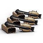 CarbonKlean Peeps Glasses Cleaner - for Eyeglasses, Reading Glasses, and More - Lens Cleaner with Carbon Microfiber Tech - Electroplated Gold - 3 Count