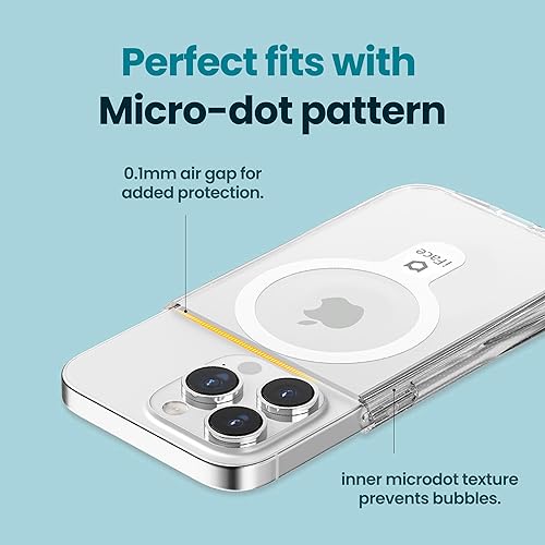 Miniatura 2 de iFace Funda transparente compatible con iPhone 15 Pro, funda de agarre para teléfono celular probada contra caídas (compatible con MagSafe)