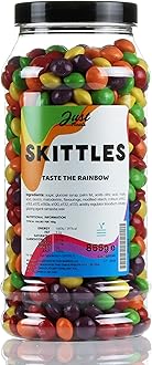 Skittles Fruity Chewy Sweets Gift Jar from The A-Z Retro Sweet Shop Collection