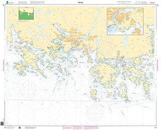 Kartverket Chart 457: Mandal, 40 x 33 inches, Premiere Bond Paper