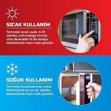 Flexy Medical Sıcak ve Soğuk 3 Adet Kompres Termojel Buz Paketi, 13x26cm, Migren, İncinme, Burkulma, Kas Ağrısı, Baş Ağrısı, Göz Altı Morluğu, Tendon İltihabı, Termofor, Kompres Jel, Eklem Ağrısı
