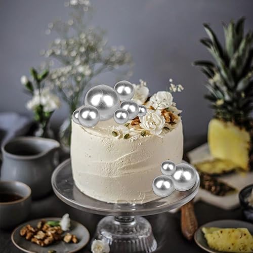 Miniatura 89 de Rsstarxi 30 piezas de bolas de burbujas para decoración de tartas, bolas de espuma, mini globo para cupcakes, decoración de bricolaje para baby Oro