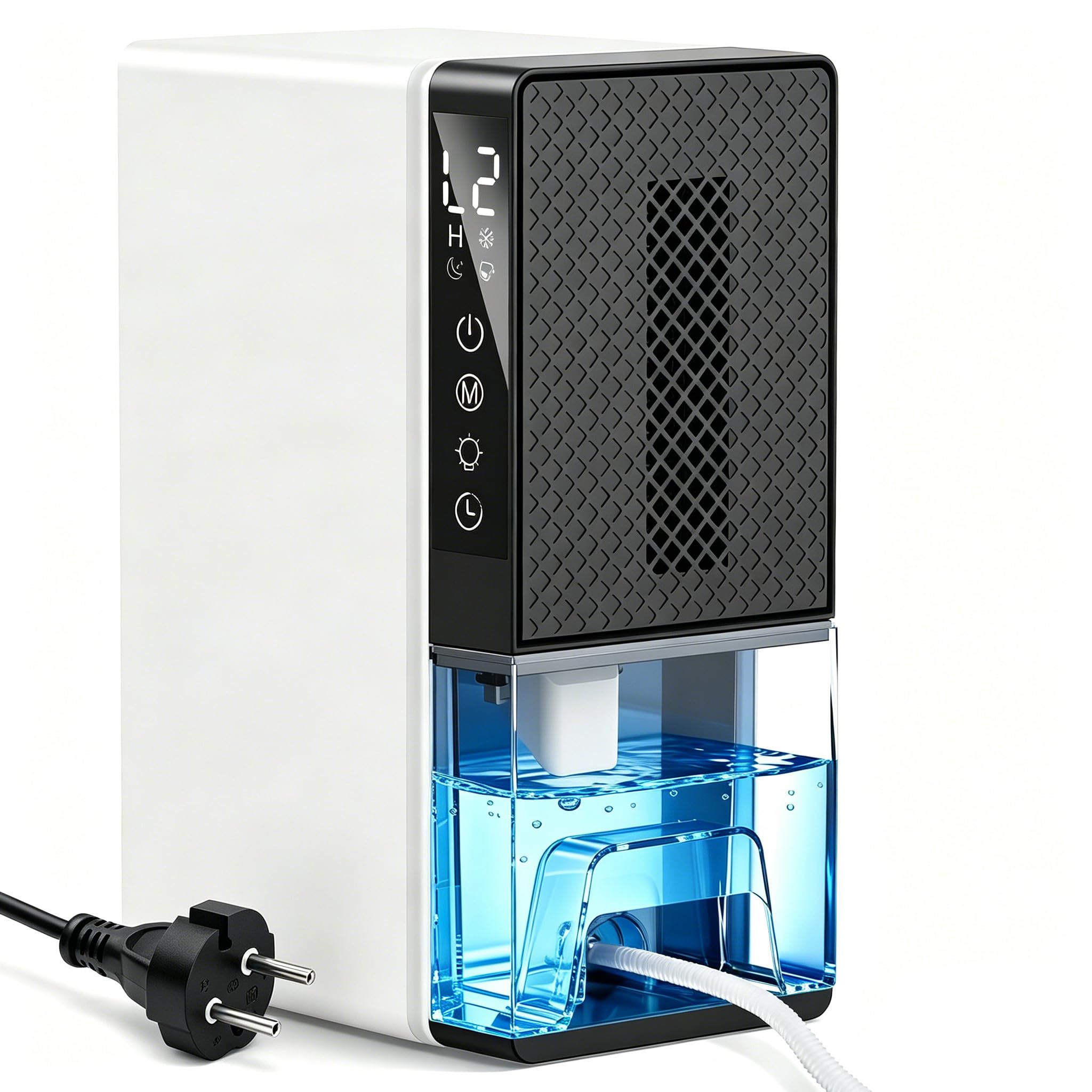 Deshumidificateur d’Air Electrique 2,3L 64W Absorbeur Humidité 500ML/Jour