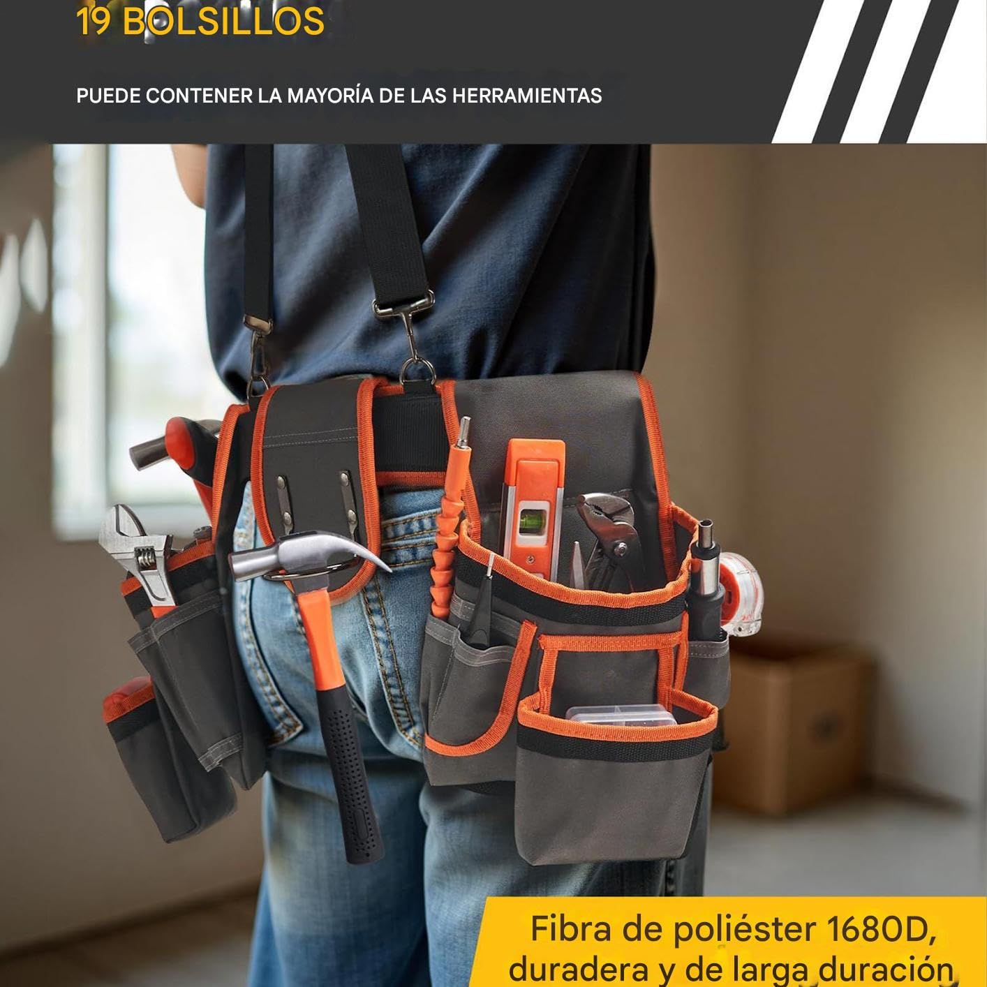 Harnais porte-outils pour homme | Harnais de travail utilitaire