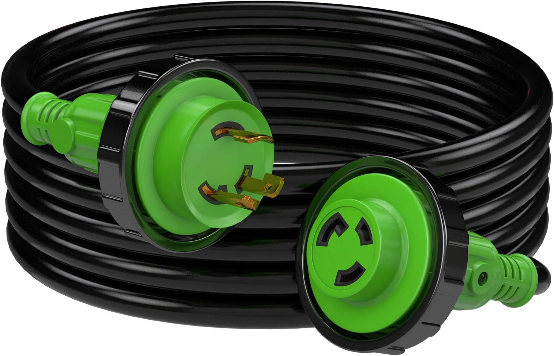 RV Power Cord Adapter 15 Amp Male 5-15P To 30 Amp Twist Lock Female L5-30R - Foto 6