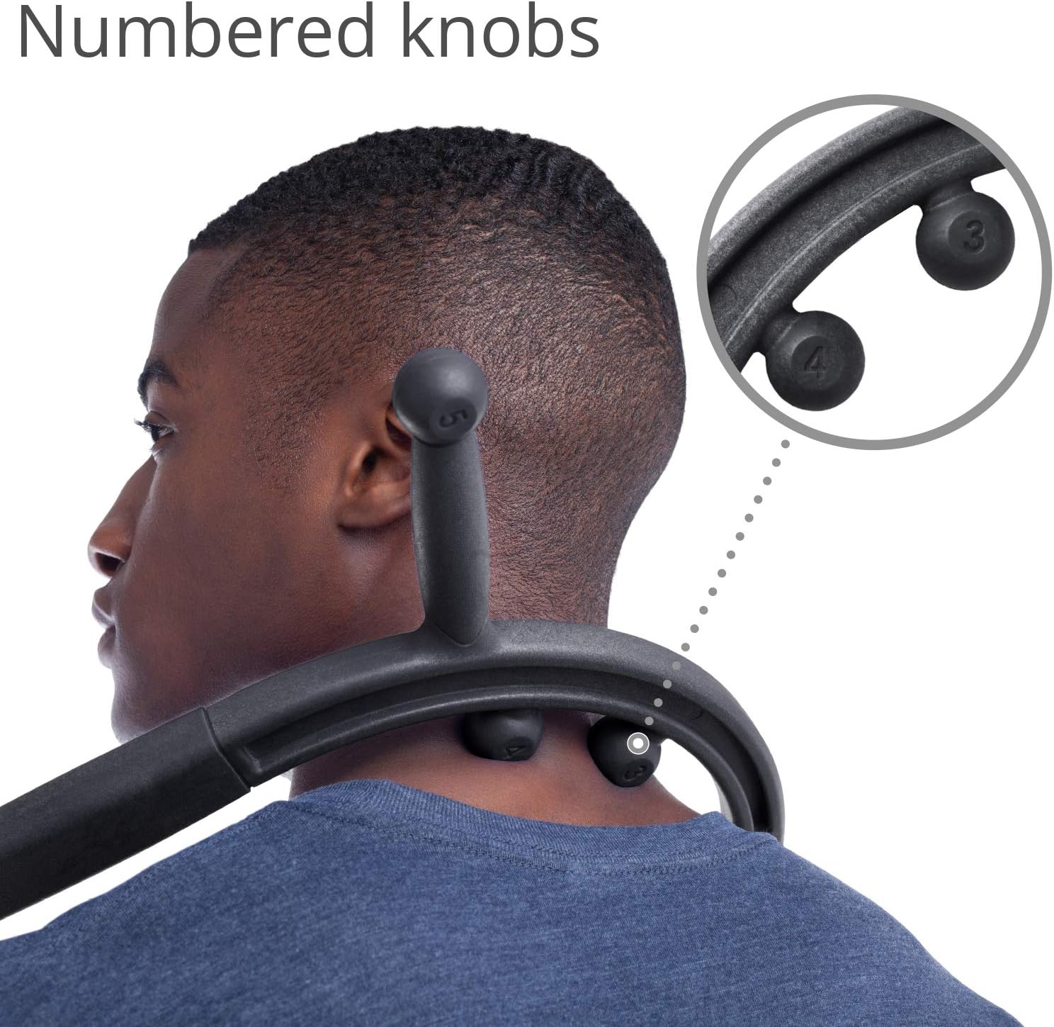 Body Back Buddy Elite – USA Made – Trigger Point Massage Tool, Neck and Back Massager Handheld, Manual Self Massager, Massage Cane, Muscle Knot Remover with Instructions, Upgraded 2021 Version (Black) : Health & Household