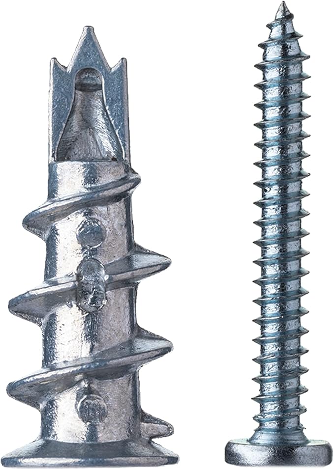 Plasterboard Fixings, Metal Self Drilling Plasterboard Screws Raw Plugs