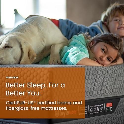 Miniatura 5 de Layla Colchón híbrido de espuma Sleep | Colchón de apoyo | Se puede girar a un lado suave o firme | Diseño de enfriamiento avanzado | Minimización