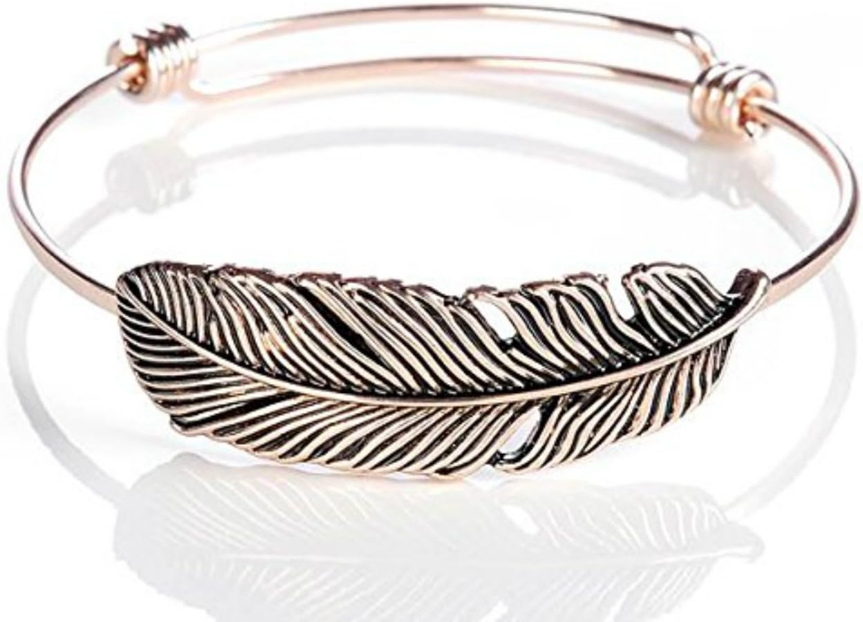 Thoughts To Share Expandable Feather Bracelet, Freedom