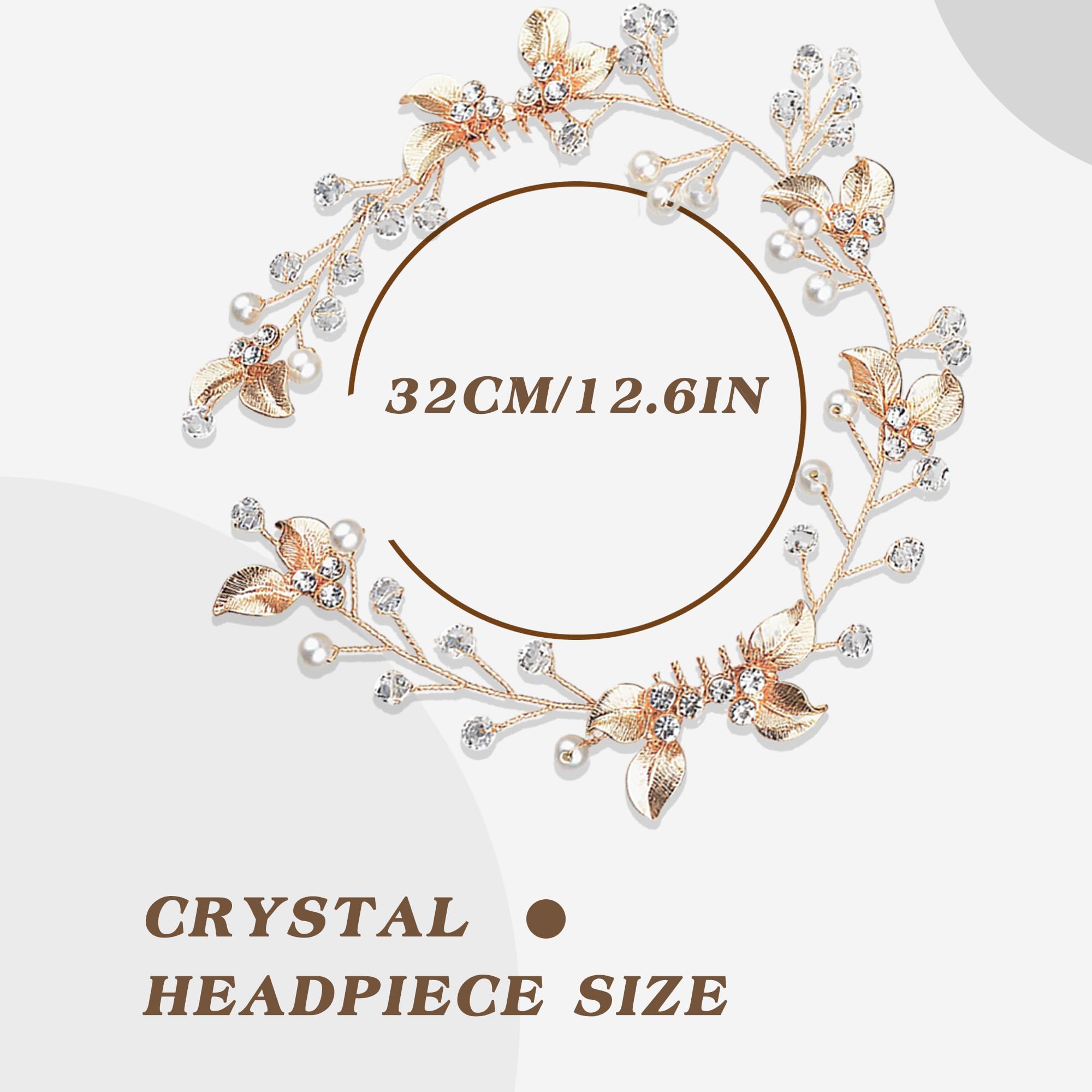 Peine para el pelo de boda con diamantes de imitación y perlas para novia, peines laterales dorados, accesorios para el cabello de novia para mujeres y niñas