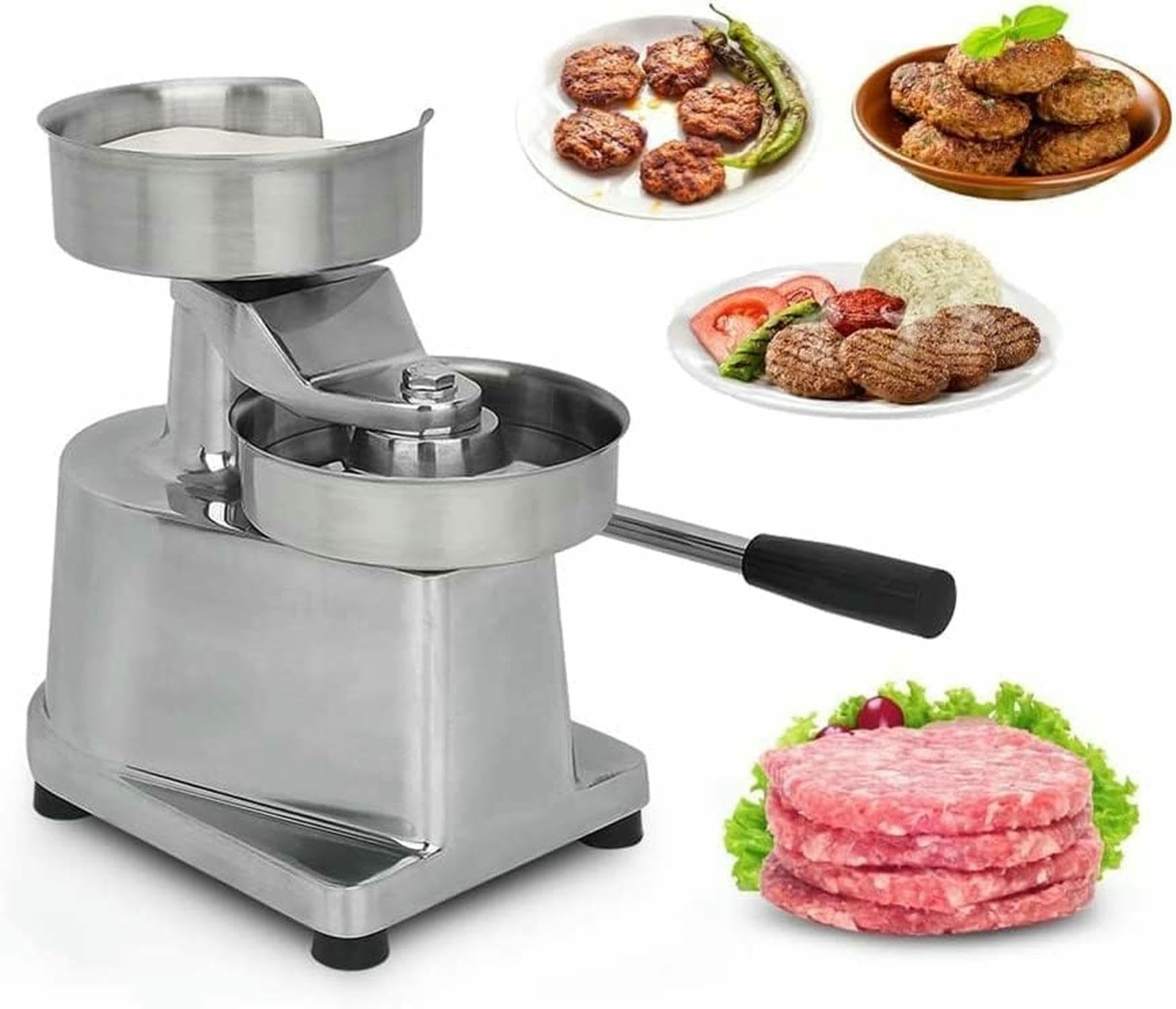 DFEDHF Commercial Hamburger Press Patty Maker,Manual Burger Forming Machine,Burger Press Tool,for Meat, Vegetables, Beef