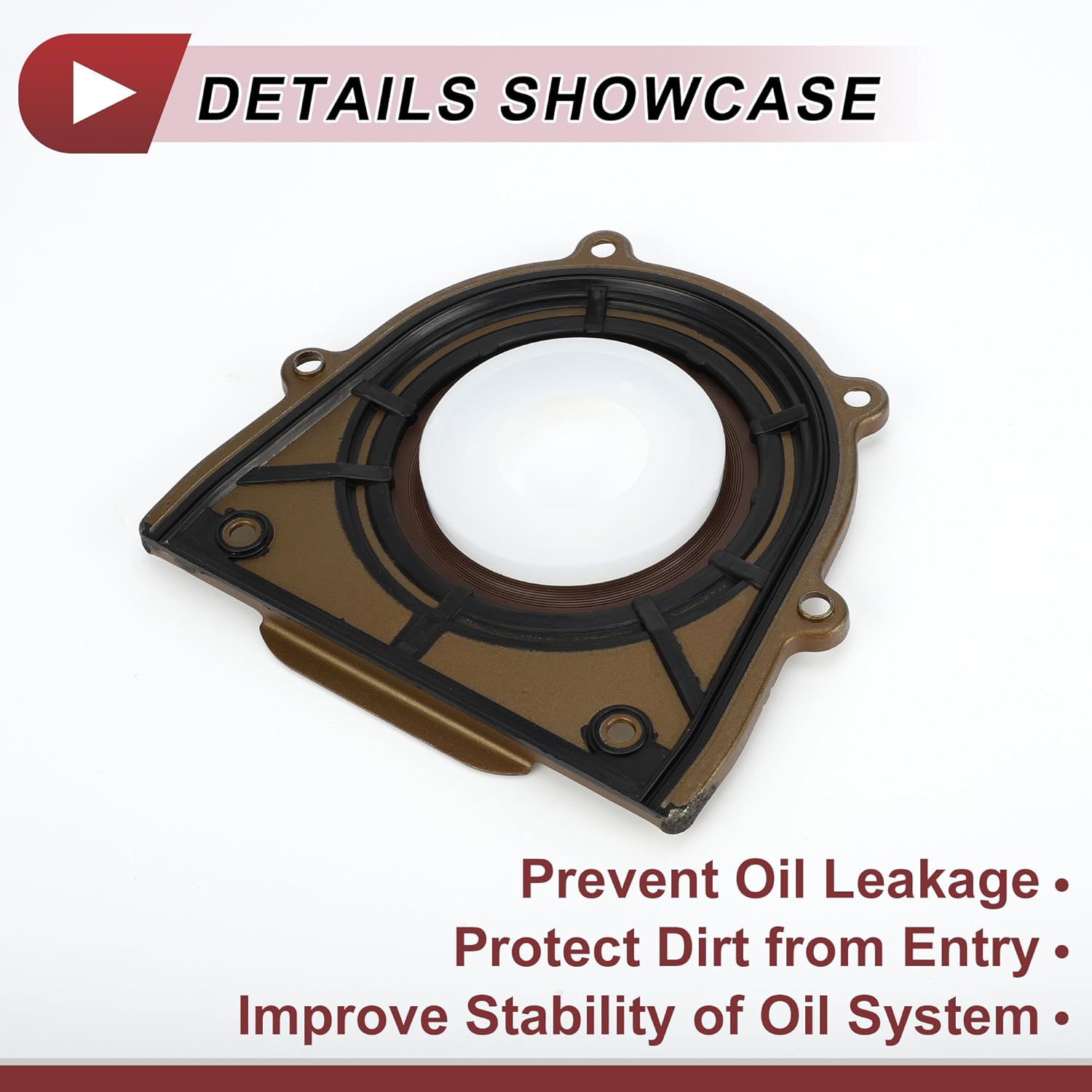 1 Pc Engine Crankshaft Oil Seal with Flange for FORD ESCAPE for MUSTANG FOCUS for MAZDA Rear Main Seal No.1S7Z-6K301-BA