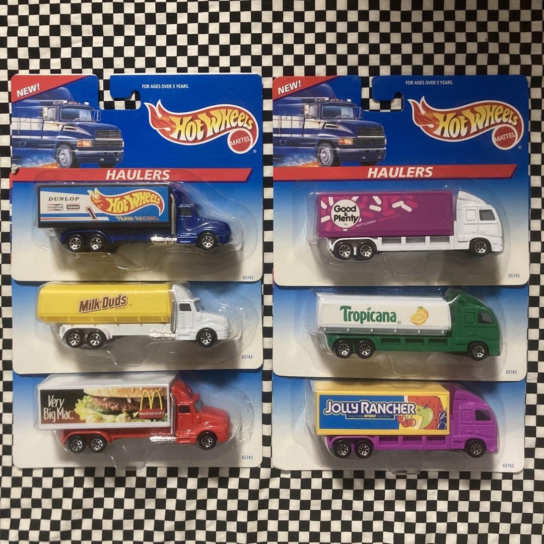 マテル製ホットウィール　HAULERS 全6種類　　セット Amazon | マクドナルド 全6セット 企業物 ホットウィール