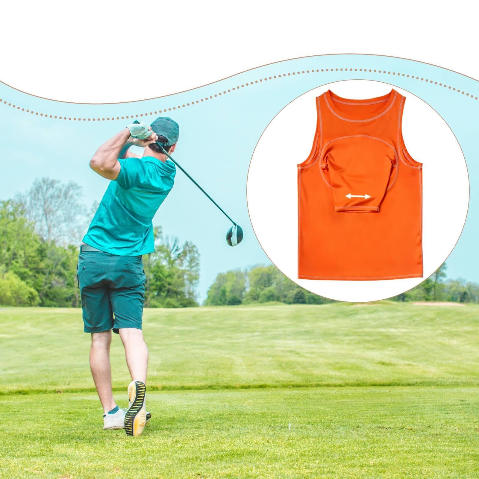 Gilet da Allenamento per Lo Swing da Golf Realizzato in Poliestere Leggero E Traspirante. Supporta La Postura. Adatto a Uomini, Donne E Principianti.
