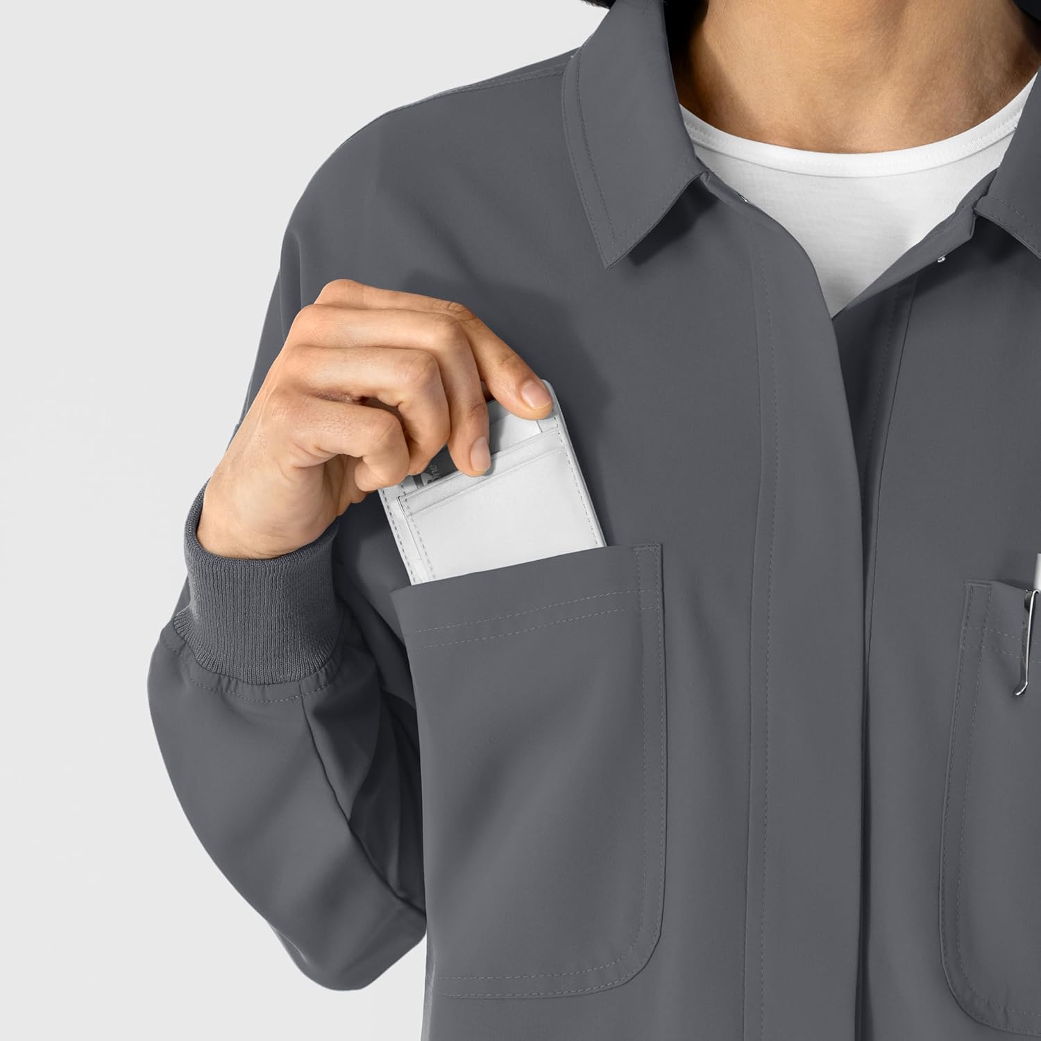 WINK Women's Women’s Scrub Shirt Jacket