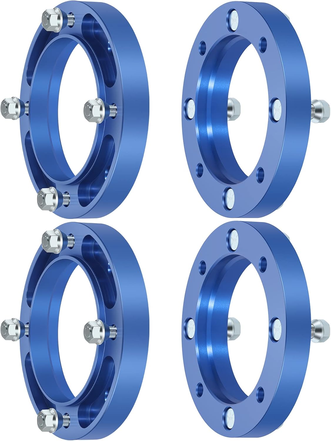 SCITOO 4Pcs 1" Wheel Spacers 4x156 Studs 3/8 131mm 4Lug Hubcentric Wheel Spacers Fit for Polaris Sportsman XP 850 Sportsman 800 RZR XP 900 RZR S 800 RZR 800 RZR 570 Ranger Sportsman 700