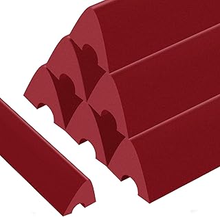 Syhood Set of 6 K66 Rubber Bumpers Pool Table Bumpers Replacement Pool Table Rail Cushions 8 Foot Billiard Rail Rubber Cushions for Pool Table Accessories