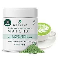 Vista 15 de Jade Leaf Matcha Polvo de Té Verde Matcha Orgánico Premium de Grado Ceremonial - Japonés - Culinario, Ingrediente, Casa de Té Barista Ceremonial