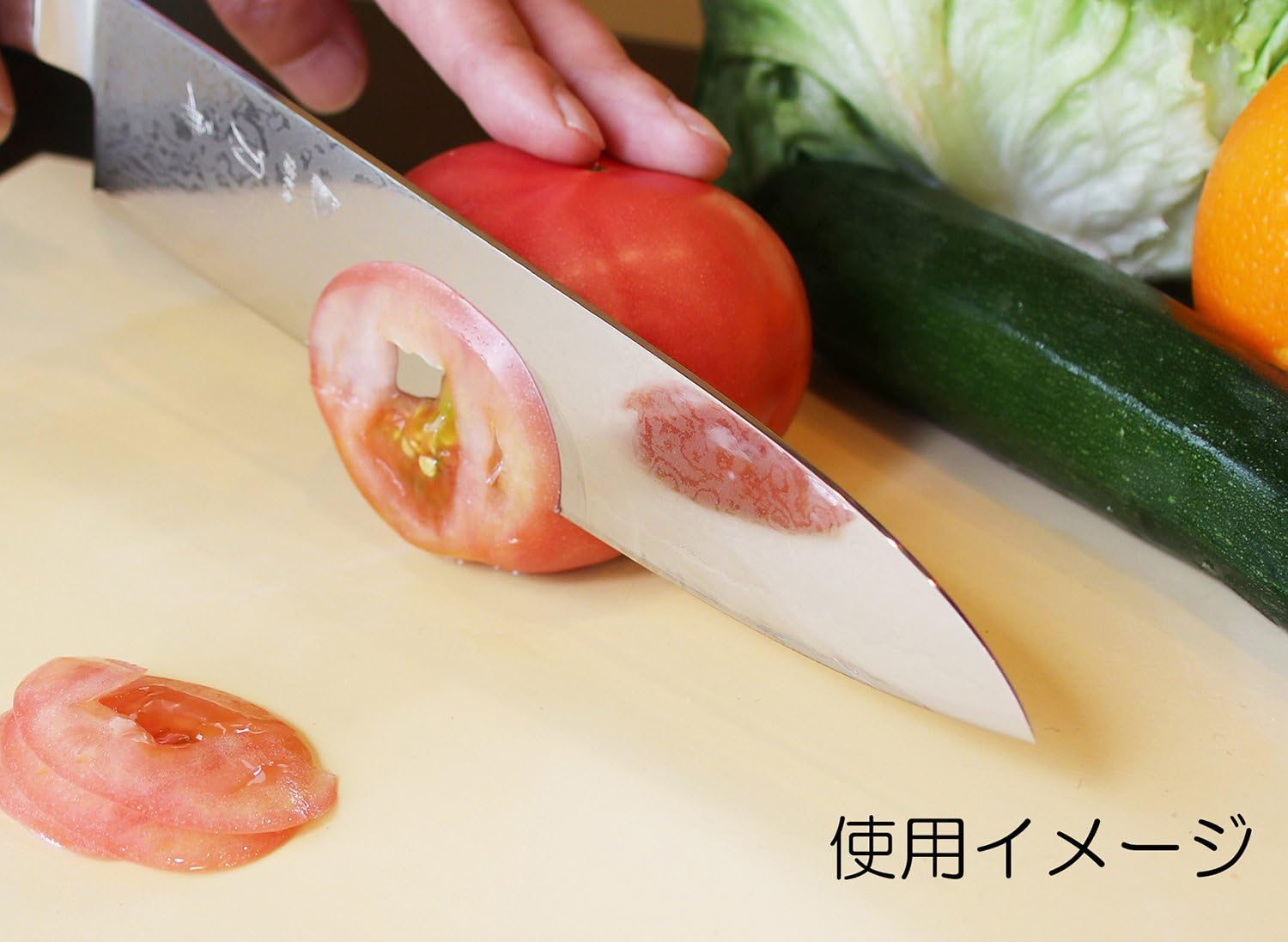 TOSHU 210 mm (8.27 inch) Chef's Knife, Manually Sharpened Japanese Kitchen Knife Produced Utilizing Japanese Sword-Making Techniques - Real Damascus - 65 Layers