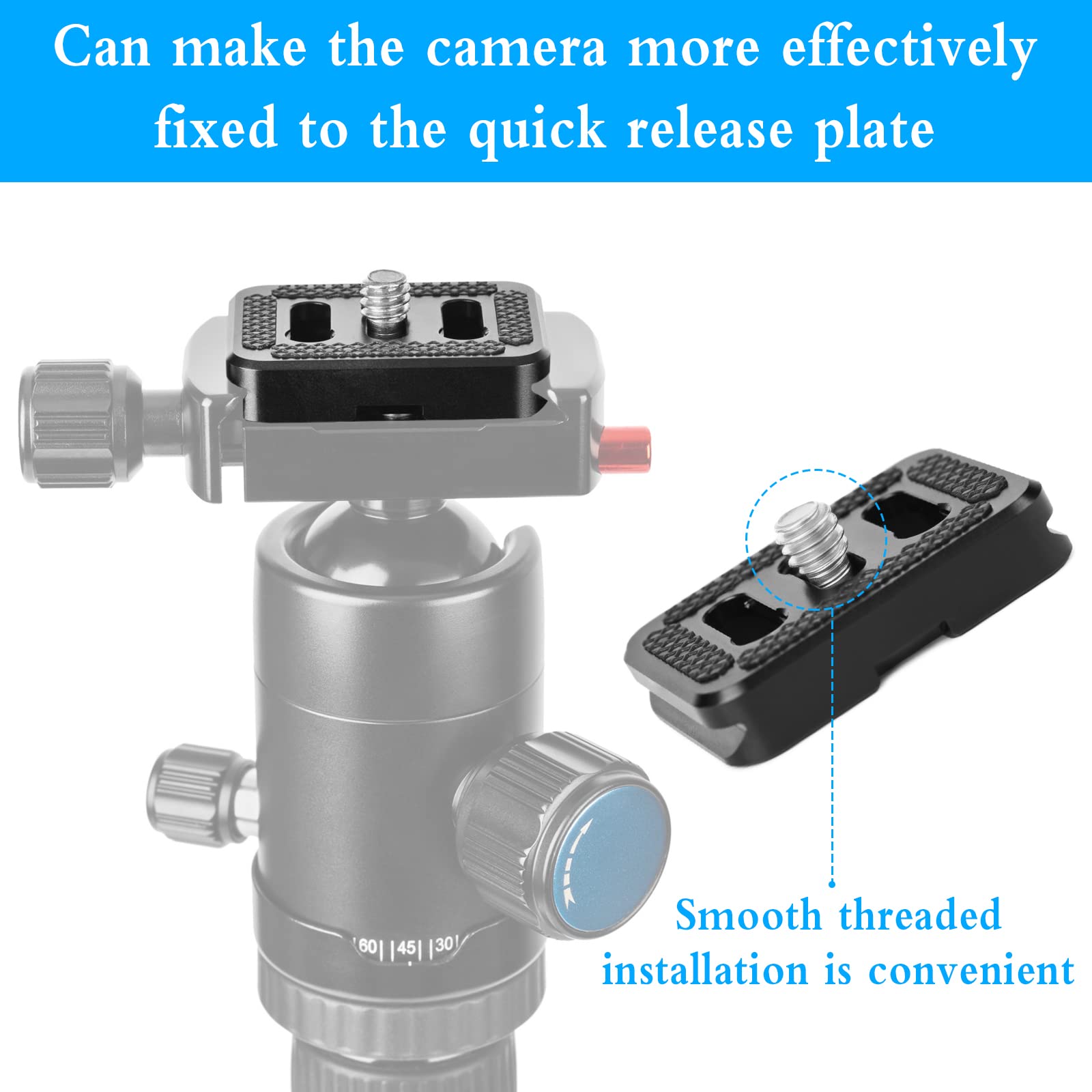 5 Viti 1/4 Per Treppiedi Fotocamera - Con Anello A D, Acciaio Inox - Per Piastre Sgancio Rapido, Monopiedi, Obiettivi - Foto 5