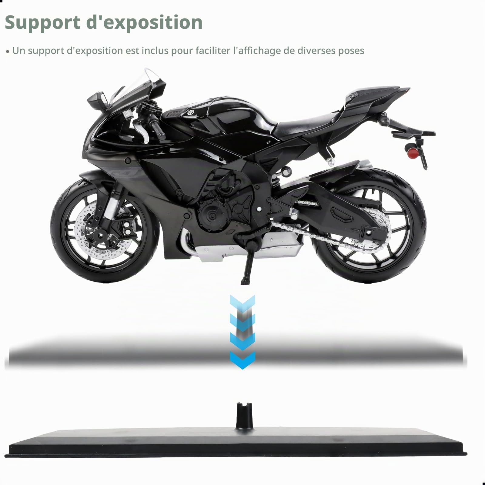 1:12 2021 BMW R1250 GS moto modèle Die Cast jouet enfants garçons
