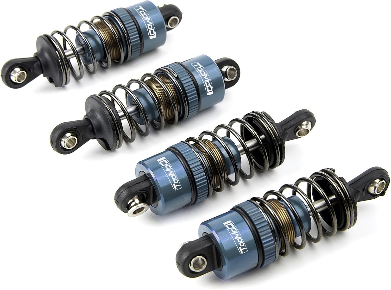 1/10 52MM RC Oil filled Shock Absorbers kit for Tamiya TT-01 TT-02 M03 M04 M05 M06 TA05 1:10 On Road Car Upgrades Replace Parts (Grey)