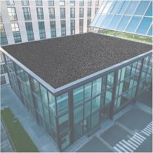 Metal Roof Sound Deadening Mat to Rain Noise, Customised Air Conditioner Drip Cushion, Rooftop Canopy HAVC Top Soundproofing Mats Buffer Easy-Cut Design(W 1.2m/3.9',L 1.0m/3.3ft)