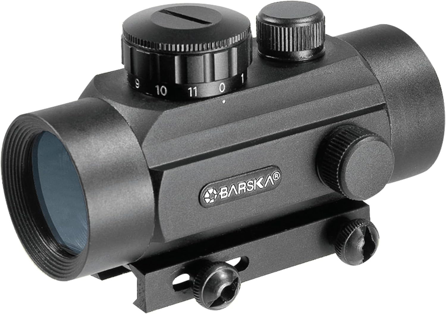 Barska Red Dot Sight – Compact Optical Sight with Adjustable Brightness – Durable, Waterproof, Lightweight Design