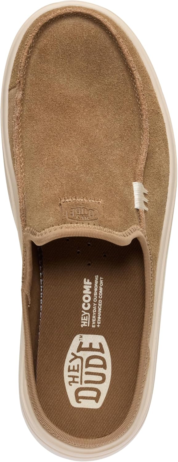 HEYDUDE Women's Austin Lift Platform Mule | Casual Slip-On Shoes | Lightweight, Comfortable, Stylish Everyday Footwear