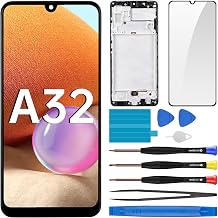 for Samsung Galaxy A32 AMOLED Screen Replacement with Frame