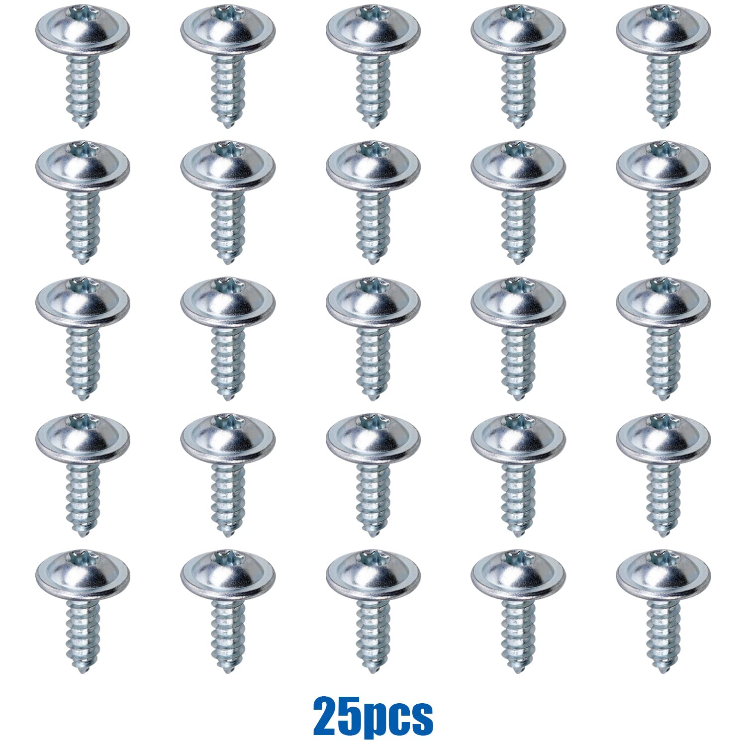 OAUTOO 25pcs M4.2-1.4 X 13mm Door Applique Screw & Lower Column 