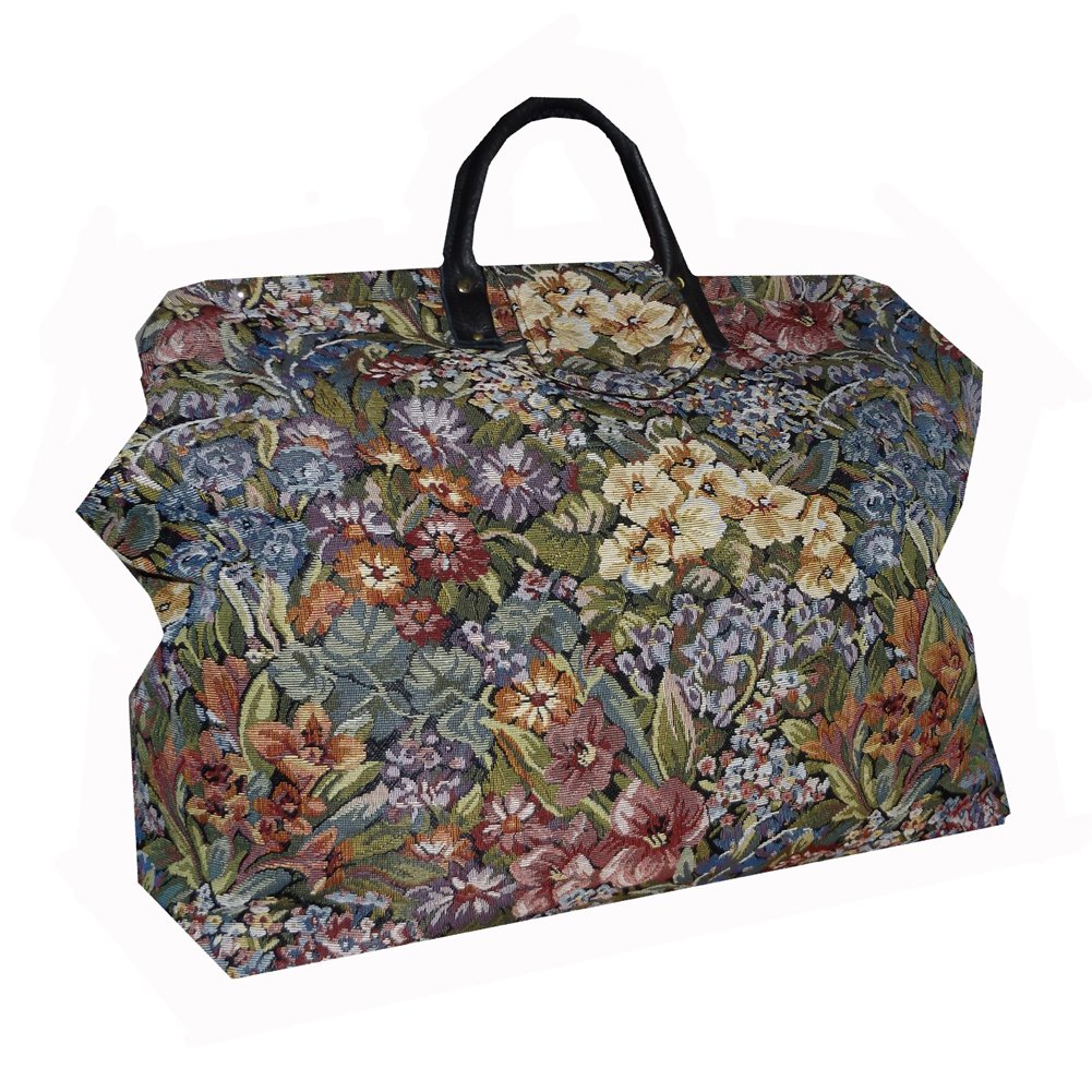 FlyingNeedleGallery Wildflowers Tapestry Carpet Bag