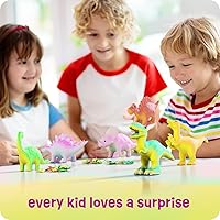 Vista 7 de Dan&Darci Huevos sorpresa de dinosaurio para incubar para niños - paquete de 6 - Crece 600% - Juguetes de huevo de dinosaurio para niños y niñas