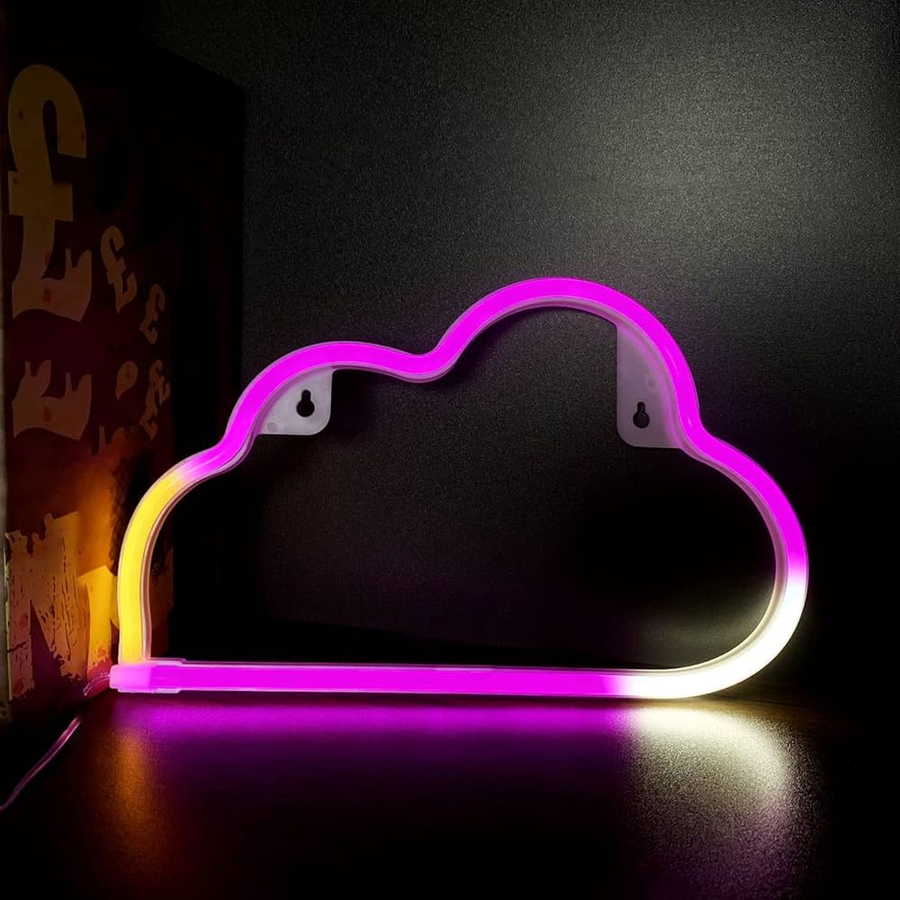 【雲型ネオンサイン】 Amazon.co.jp: ネオンサイン 雲 ネオンライトサイン LEDウォールナイト