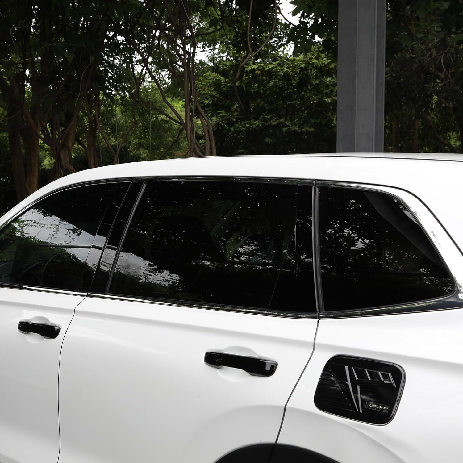 for Honda CR-V 2023 2024 2025 2026 Gloss Black Window Pillar Post Trims, Center Pillar Covers for CRV LX EX EX-L Sport Hybrid Sport-L Sport Touring