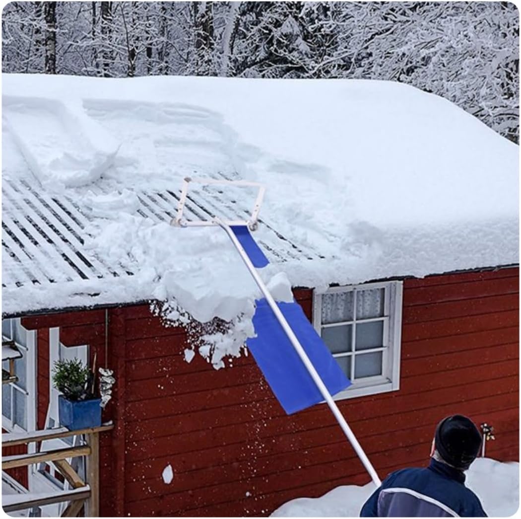 GrdMis 屋根雪下ろし棒モデル 雪下ろし道具 全長6-9m 棒 5-6段階調整可能伸縮 屋根 雪落とし ロング スノーダンプ カ