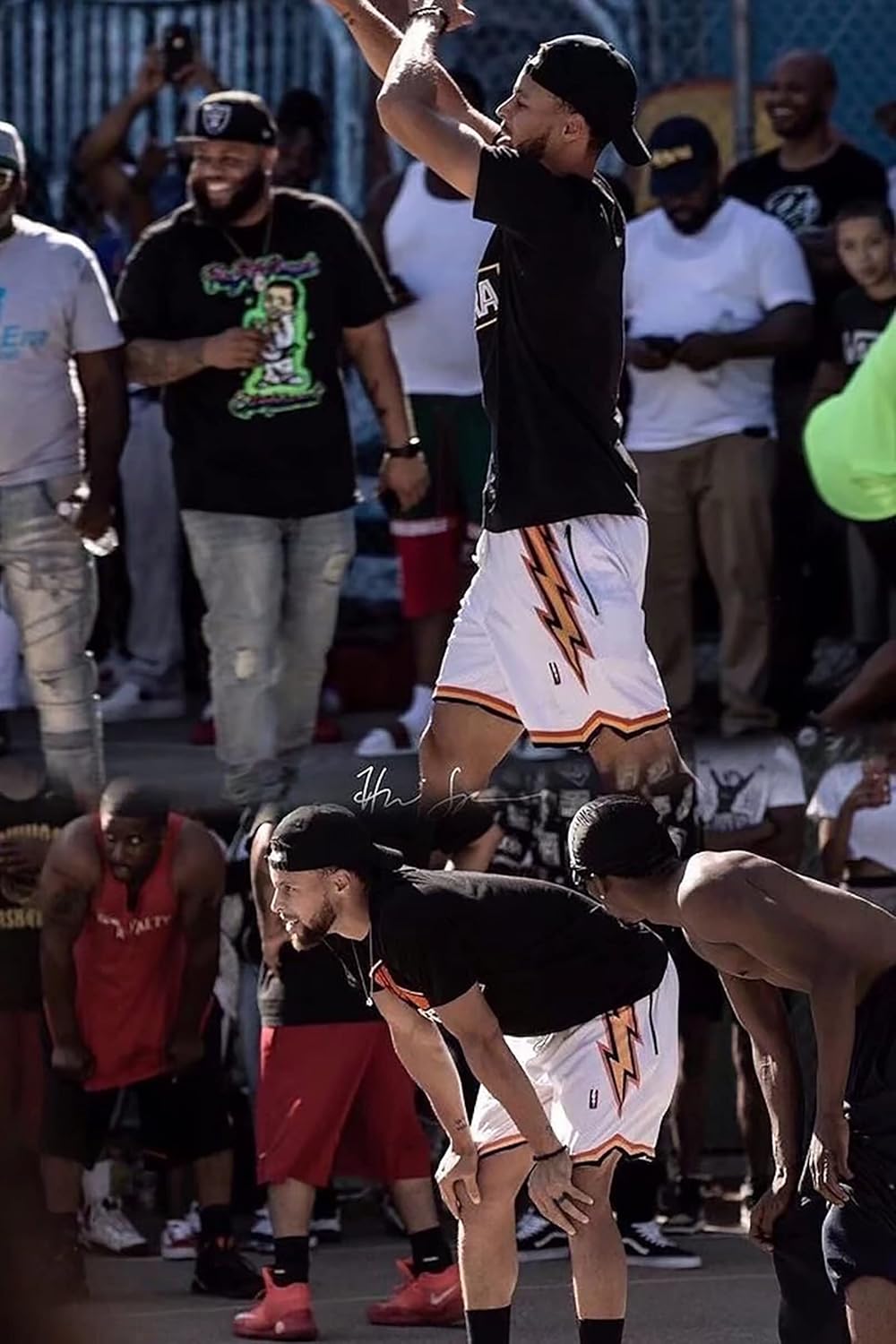 BOOMLEMON Men's Basketball Shorts Gym Training Workout Athletic Shorts Mesh Graphic Print Running Short Pants - Image 2