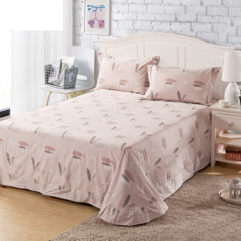 Drap en coton double sergé 180x240 pour chambre parentale