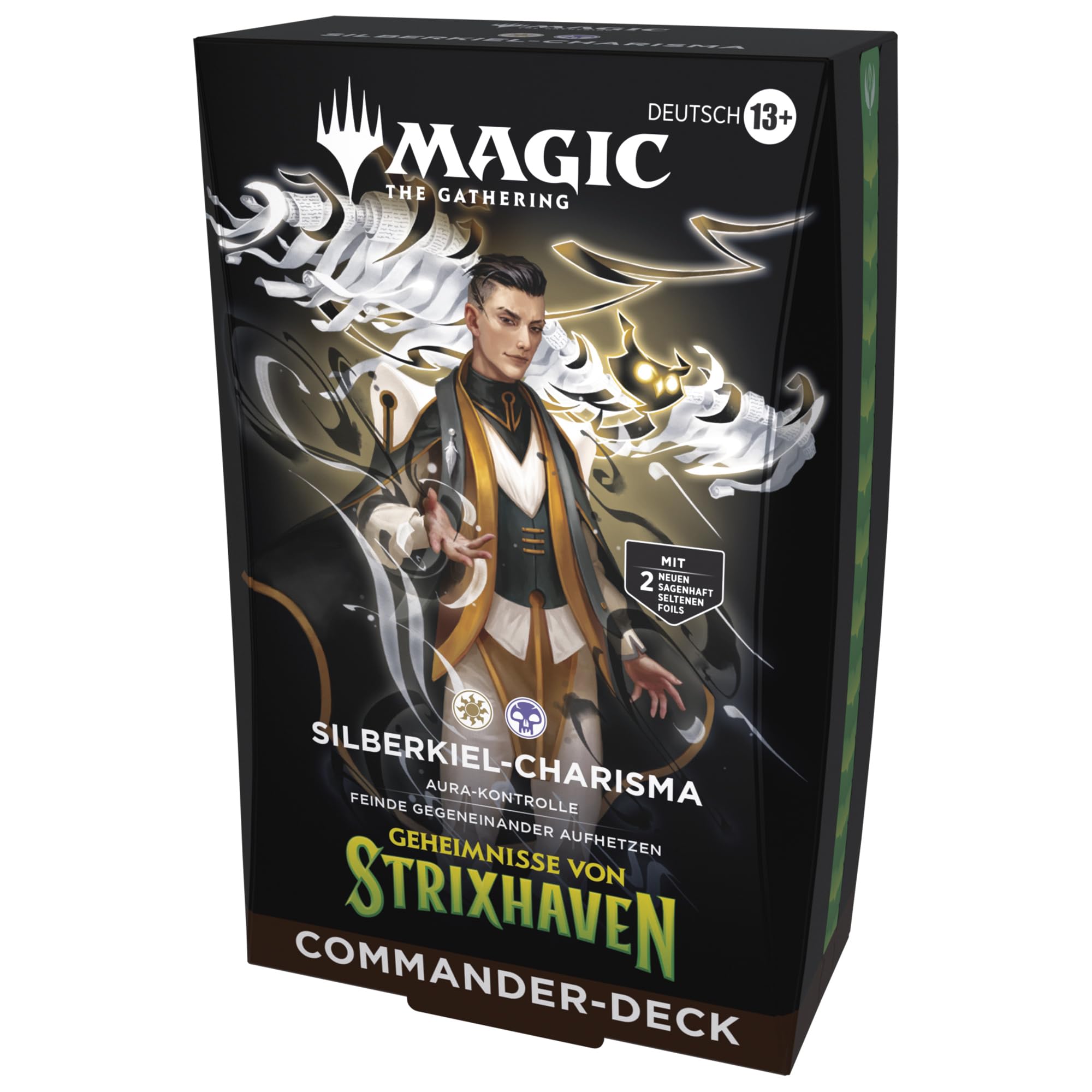 Magic: The Gathering Geheimnisse von Strixhaven Commander-Deck – Silberkiel-Charisma (Deutsche Version)