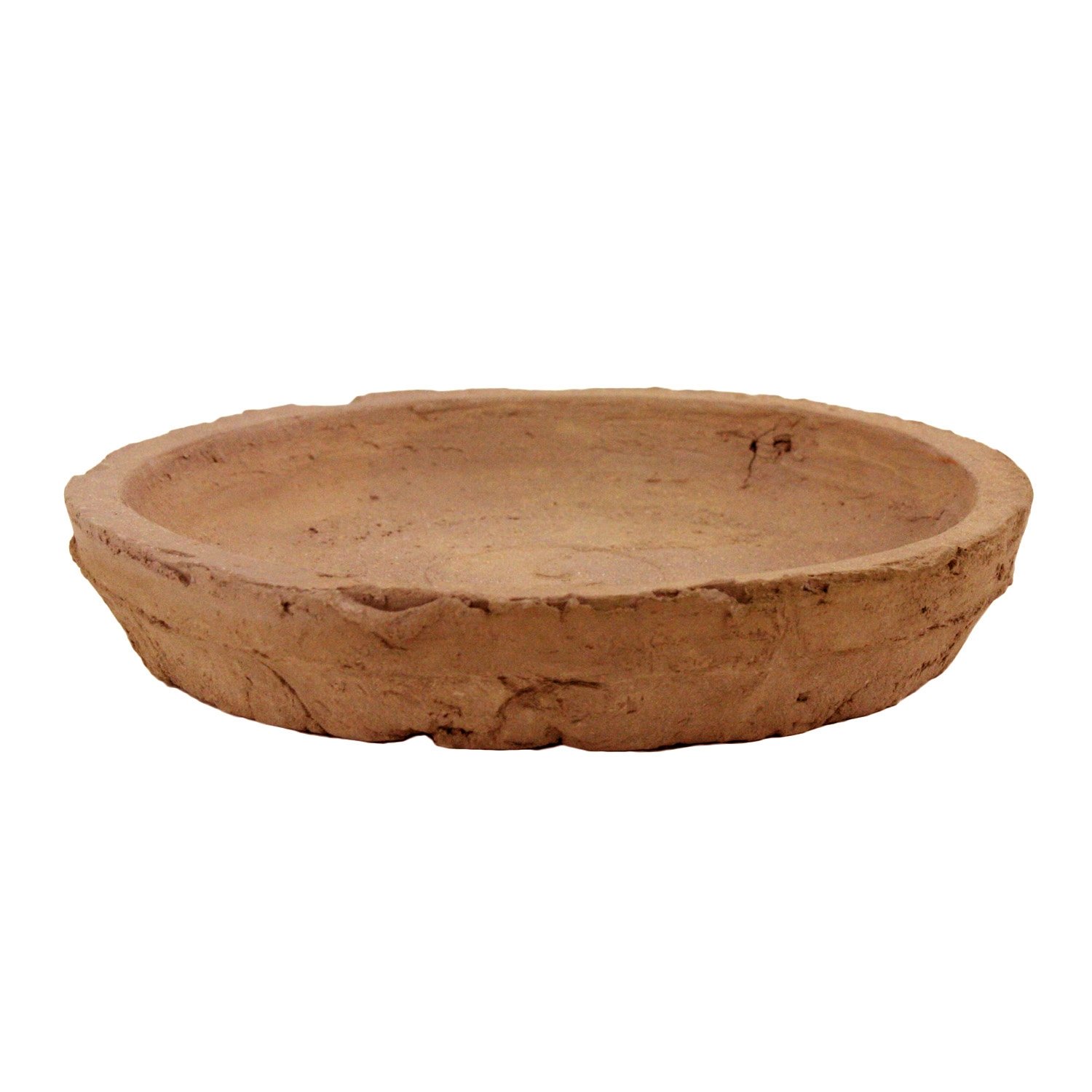 Soucoupe en terre cuite HomArt rouge antique 10 cm évite les taches d'eau de vos pots de fleurs