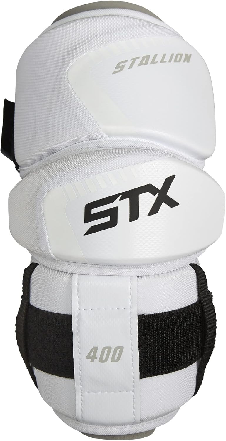 STX mens SPORTING_GOODS Lacrosse Arm Pads, White, Medium : Sports & Outdoors