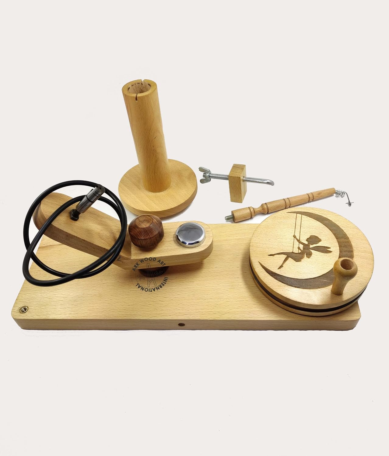 Yarn Ball Winder | Yarn Swift | Crocheting Wooden Hand Winder for Making Yarn Ball from Hank of Yarn Skein Winder for Knitting