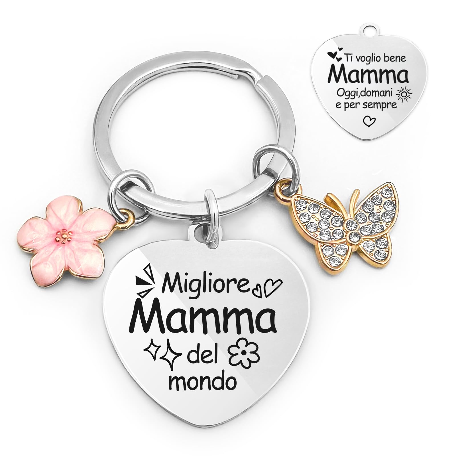 American Dad Portachiavi Personalizzato Per Compleanno E Natale – Regalo Perfetto Per Lei, Lui, Mamma, Papà, Zia E Nonni Portachiavi Con Nome Per Lei E Lui - Foto 14