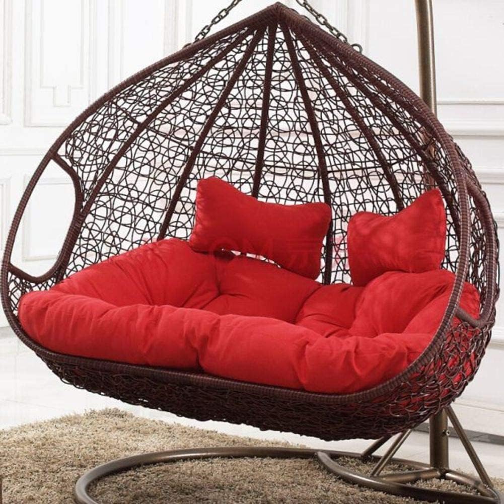 WERSD Rattan Swivel Rocker Cushion,Hanging Egg Hammock Chair Cushion