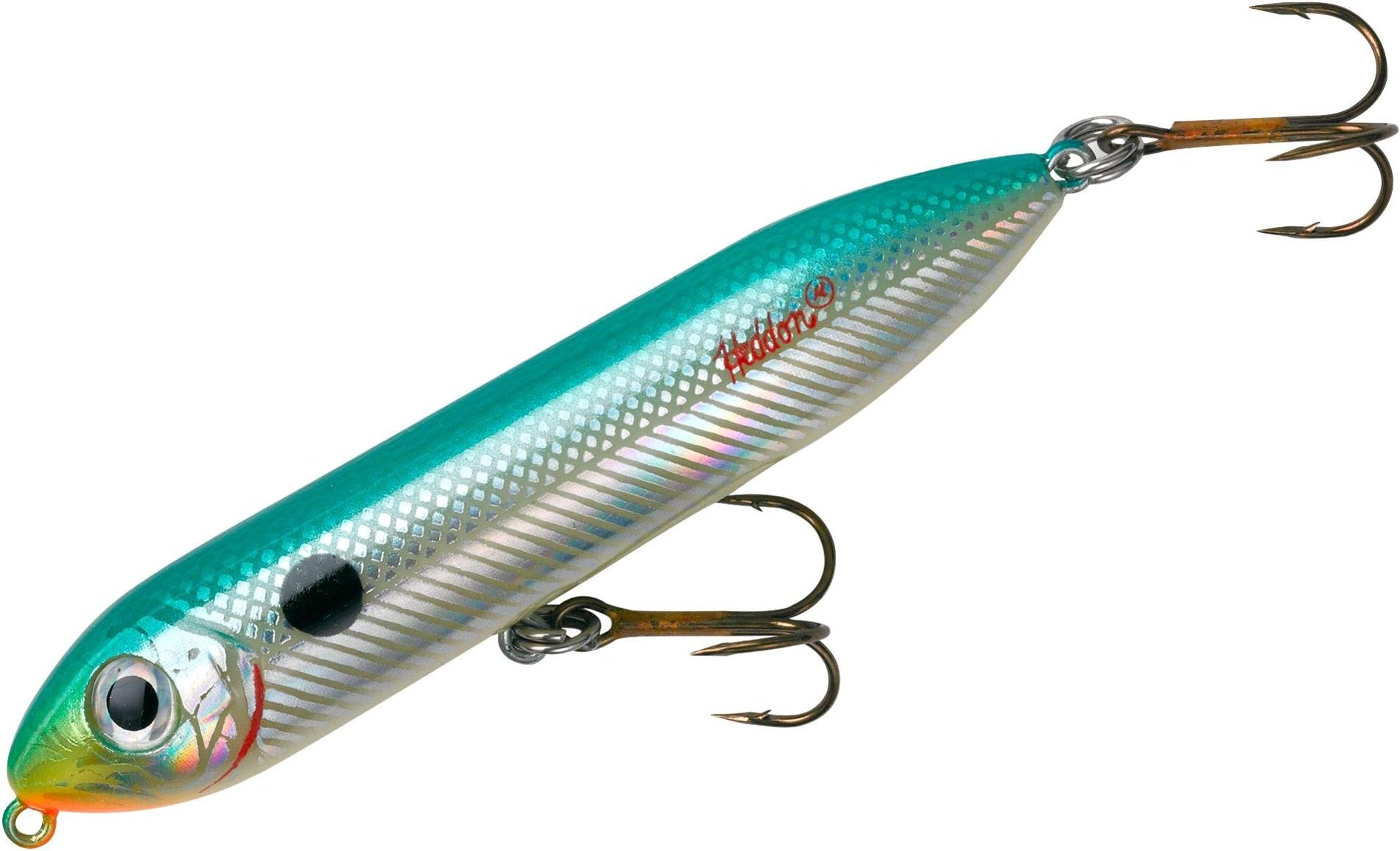 Heddon Super Spook Topwater Fishing Lure for Saltwater and Freshwater, Lake Fork Shad , (1/2 oz)