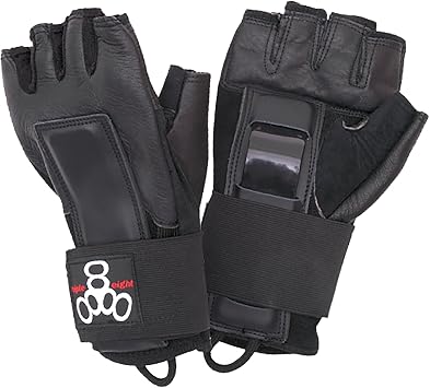 Triple Eight Hired Hands Glove Wrist Protection for Skateboarding, in-Line Skating, Rollerblading, and Roller Derby